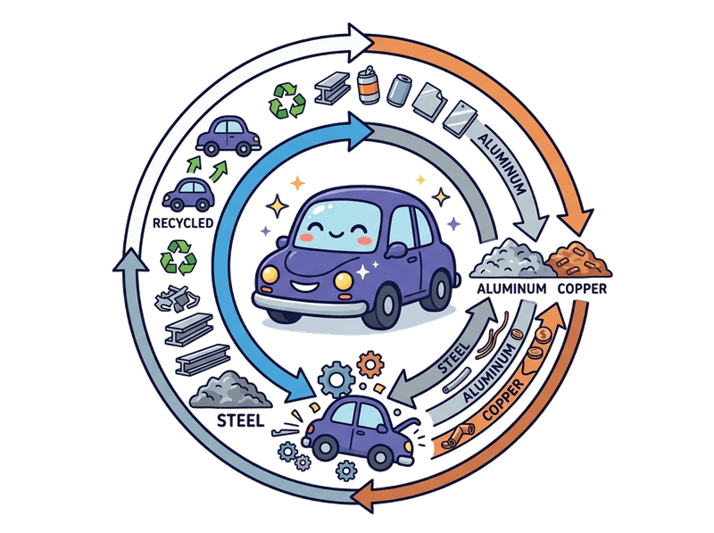 Environmentally responsible recycling